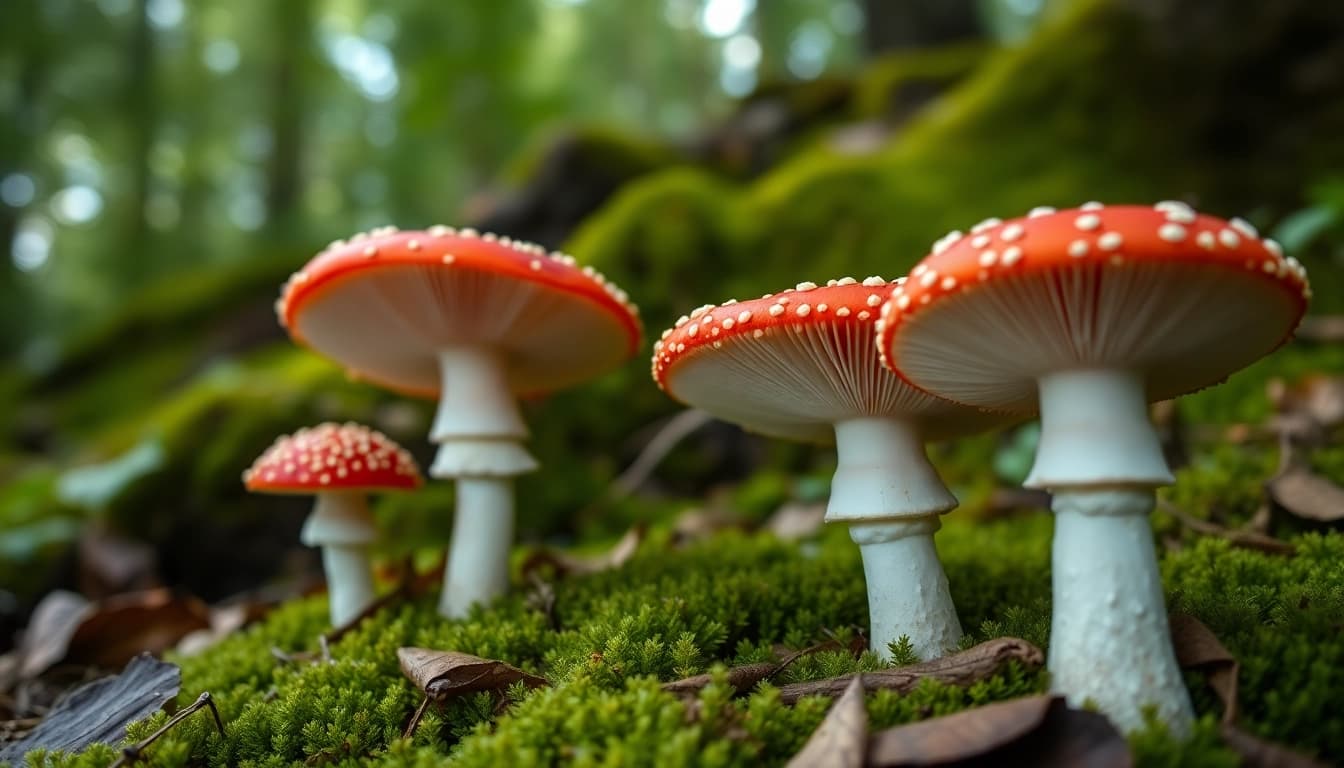 Fliegenpilz kaufen - Entdecken Sie die Schönheit der Amanita muscaria in der Natur.