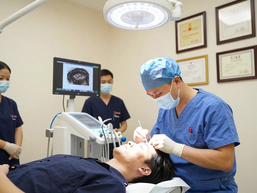 Haartransplantation Istanbul Verfahren mit erfahrenen Chirurgen und fortschrittlicher Technologie in einer modernen Klinik