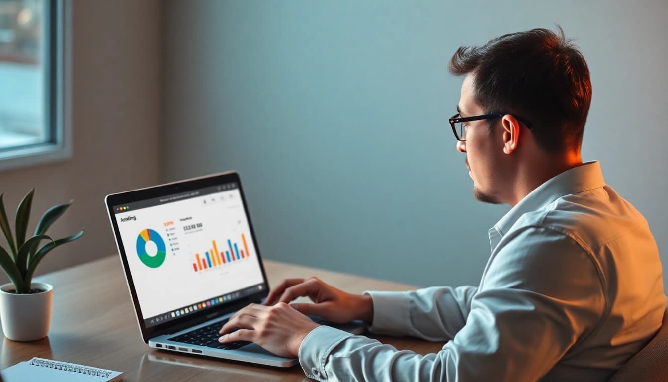 Analysieren Sie das SEO-Ranking einer Website mit einem digitalen Marketer, der effektive Online-Strategien anwendet.