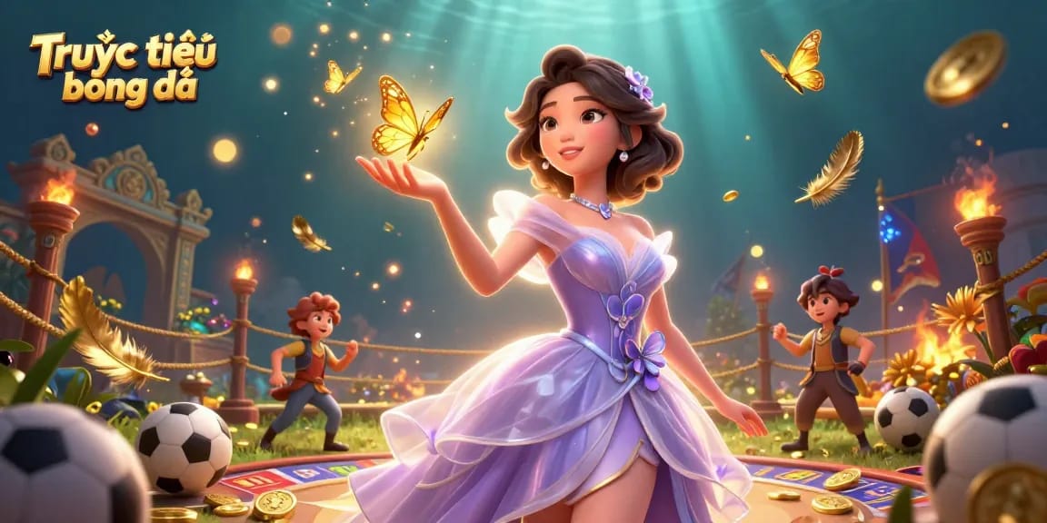 Experience Trực tiếp bóng đá with immersive 3D visuals featuring sports and betting elements for a thrilling gameplay.