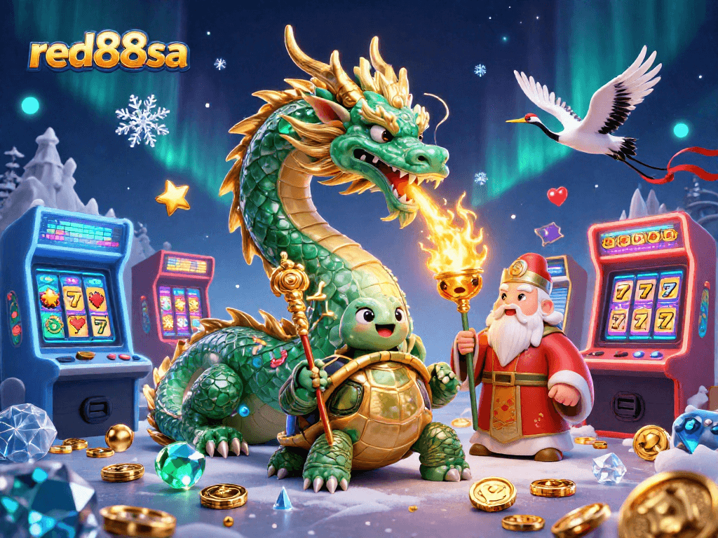 Experience thrilling gameplay with red88sa's vibrant 3D casino illustration featuring luck and adventure.