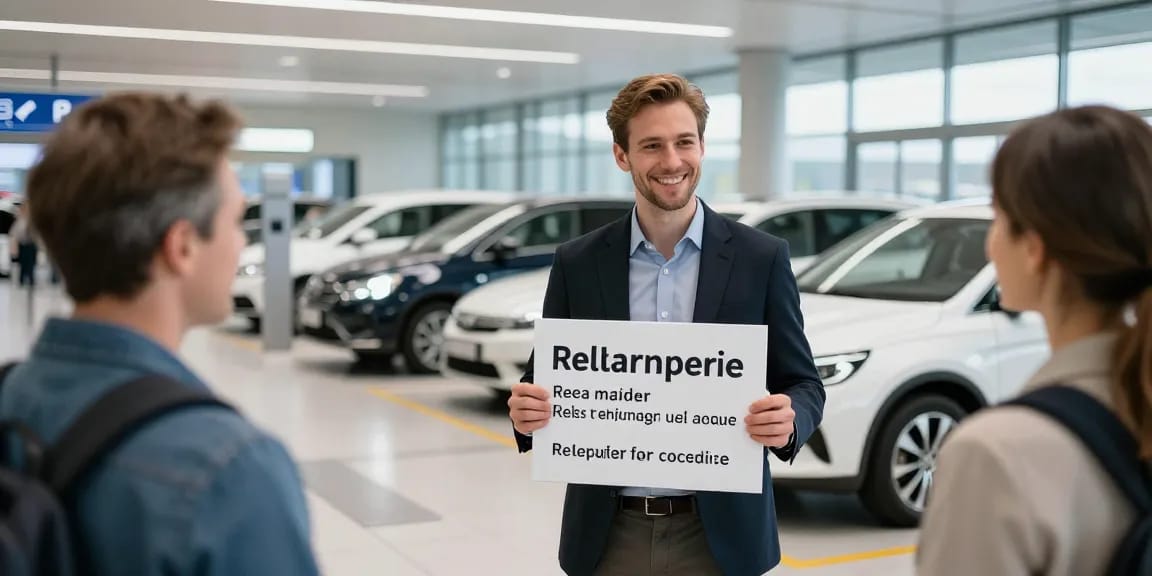Flughafentransfer mit professionellem Fahrer, vertrauenswürdiger Service für Reisende am Frankfurter Flughafen.