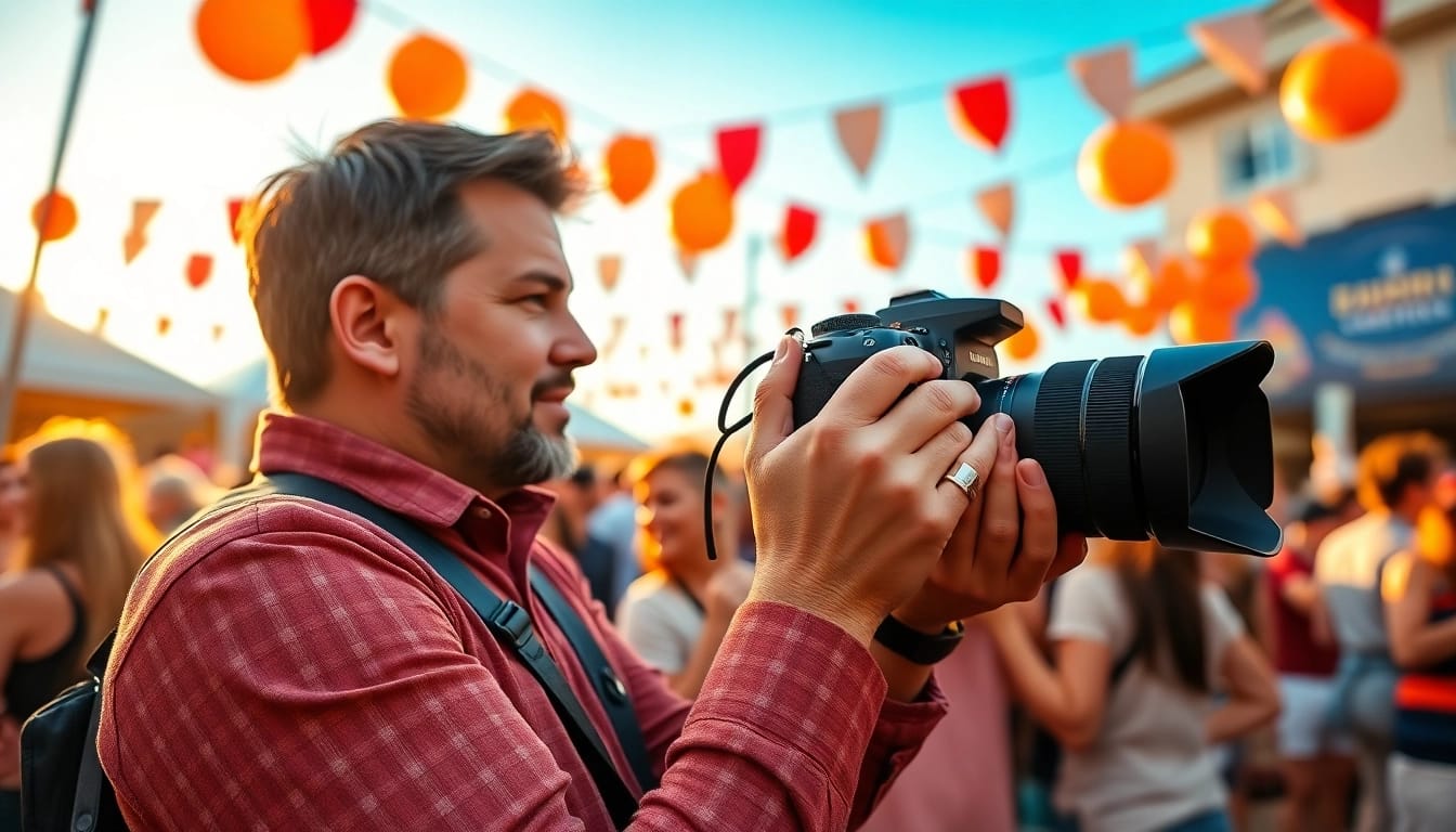 Eventfotograf München bei einer Veranstaltung mit festlicher Stimmung einfangen