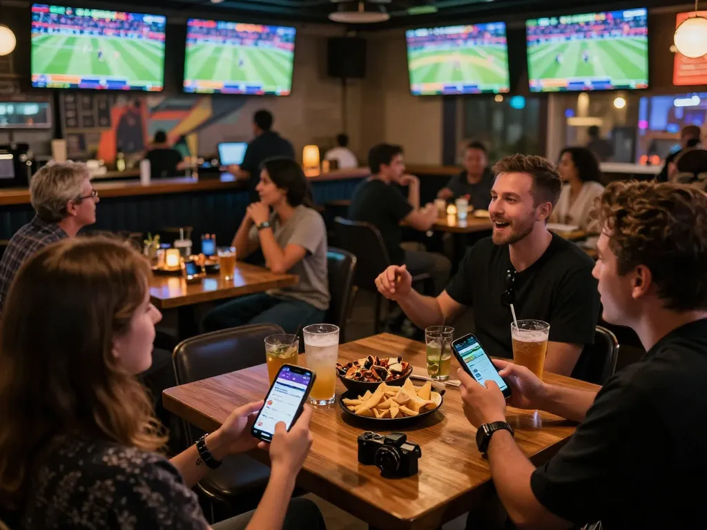 Experience thrilling sports betting at https://xi88.global/ with excited patrons and live events