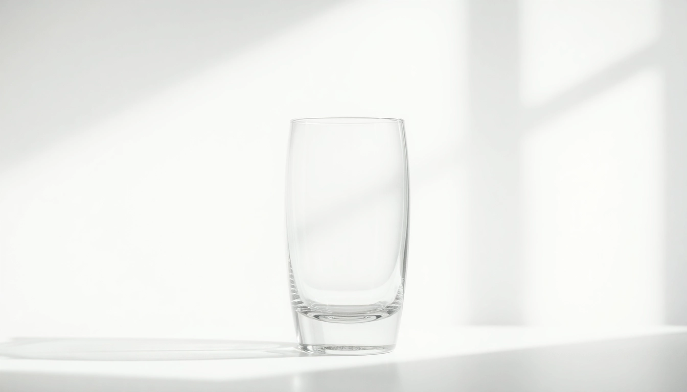 Kolloidales Silber 25 ppm in einem eleganten Glasbehälter, präsentiert in natürlichem Licht.