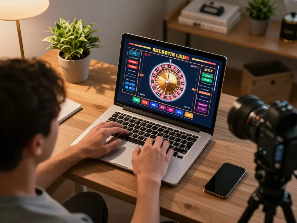 Player engaging in online live casino games at Nhà cái 13WIN with roulette on screen