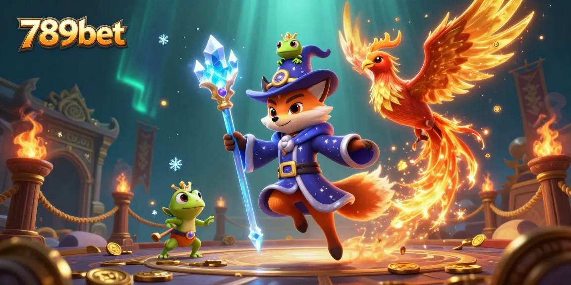 Experience thrilling gaming action with 789bet featuring vivid 3D characters in a dynamic casino scene.