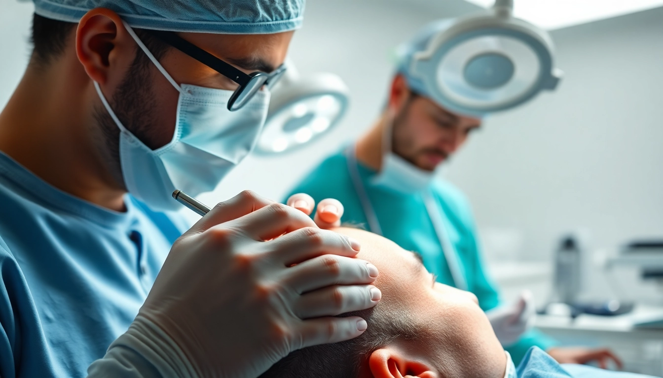 Haartransplantation istanbul in einer modernen Klinik mit einem erfahrenen Chirurgen und einem engagierten Patienten.