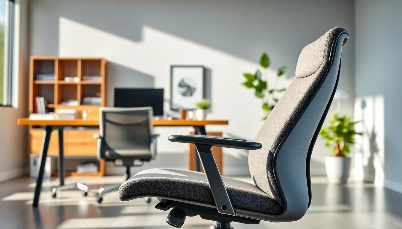 Ergonomischer Herman Miller Setu Stuhl in modernem Büro mit natürlichem Licht.