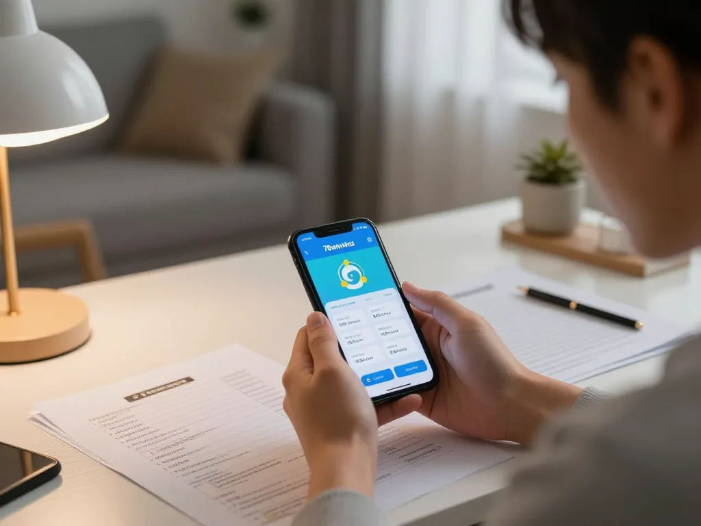 Engaging in betting tactics on the 78winvina app while enjoying a cozy home environment.