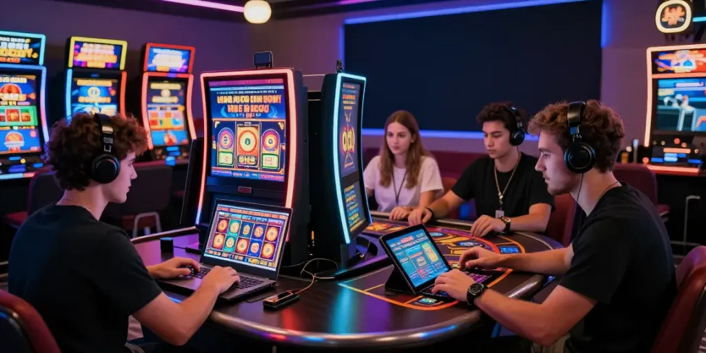 Engaged players enjoying online gaming at C168, showcasing thrilling casino experiences.