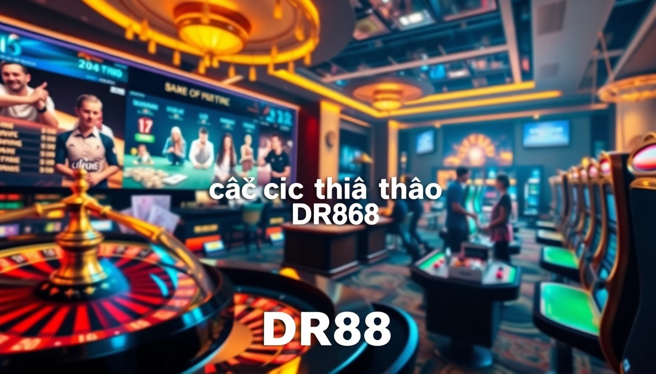 Cá cược thể thao DR88 offers an engaging online casino experience with vibrant games and betting options.