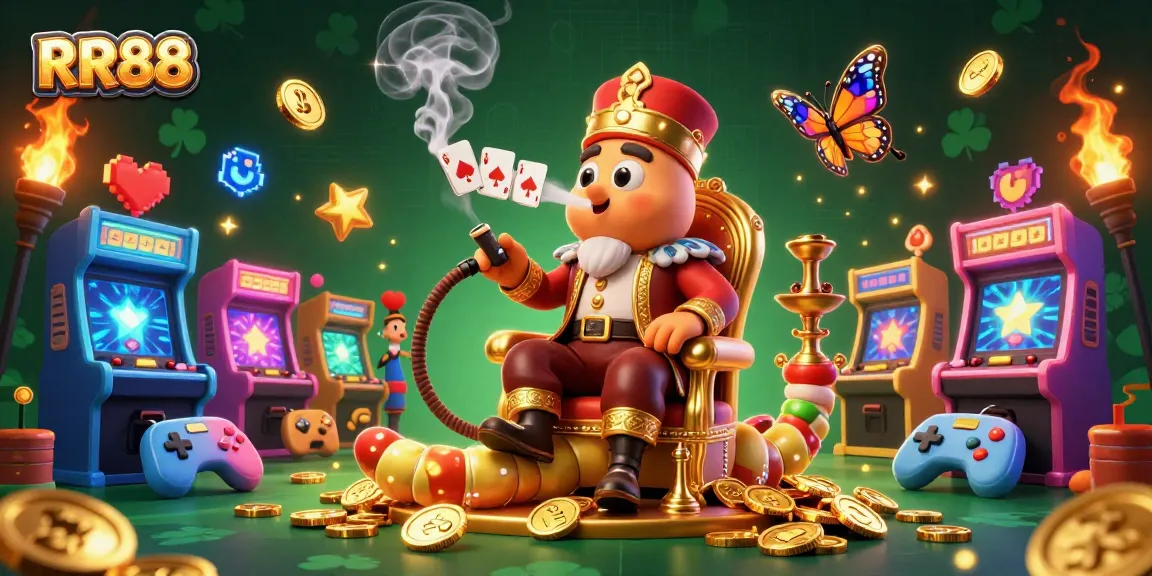 Bet on RR88 with captivating 3D gaming characters, vibrant colors, and immersive casino elements.