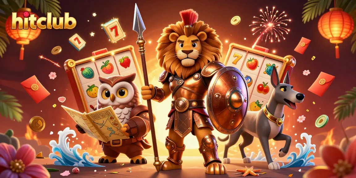 Engage with hitclub's dynamic gaming world featuring vibrant slot reels and strategic gaming elements.