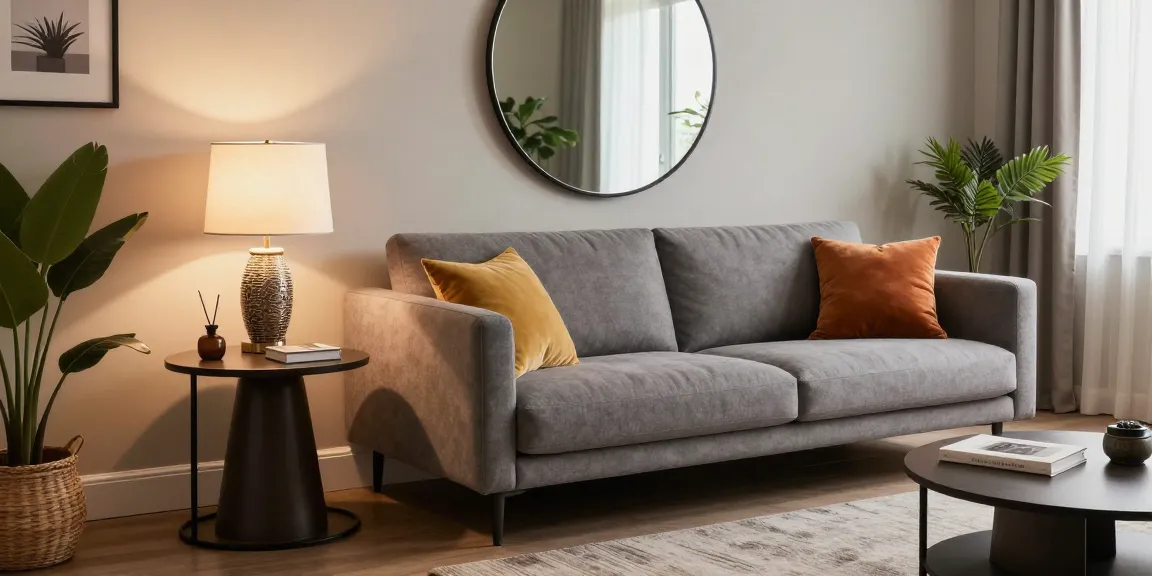 Elegantes Wohnzimmer mit modernem Sofa und stilvoller Dekoration, Möbel Deutschland online kaufen für zeitgemäße Innenräume.