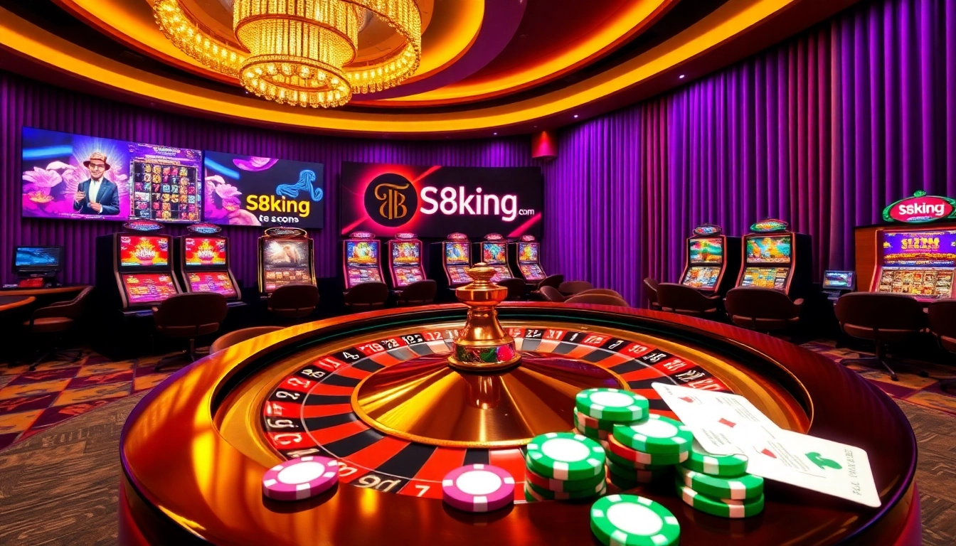 Engage in thrilling gameplay at s8king.com with vibrant casino tables and exciting betting interactions.