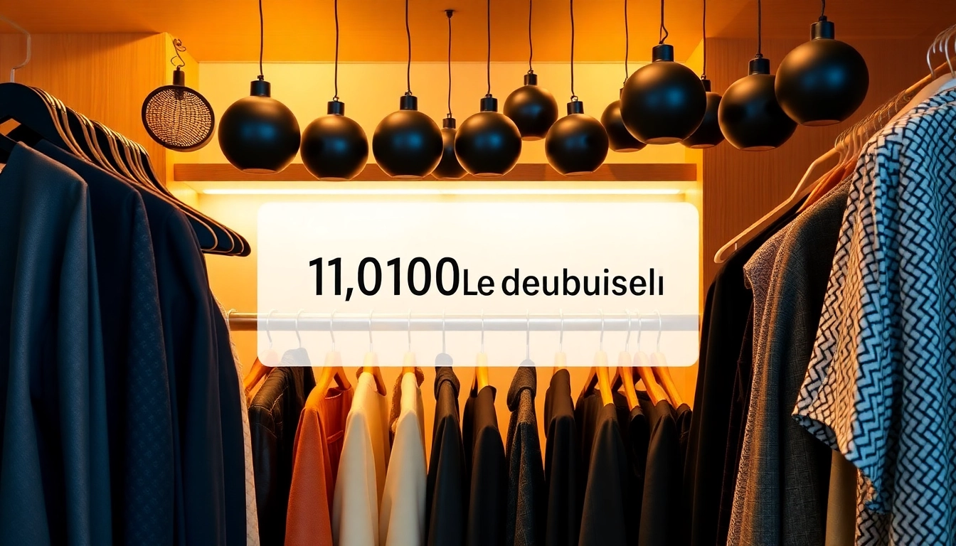 Organized wardrobe showcasing 100 Stück Kleiderbügel, combining modern style with unique features.
