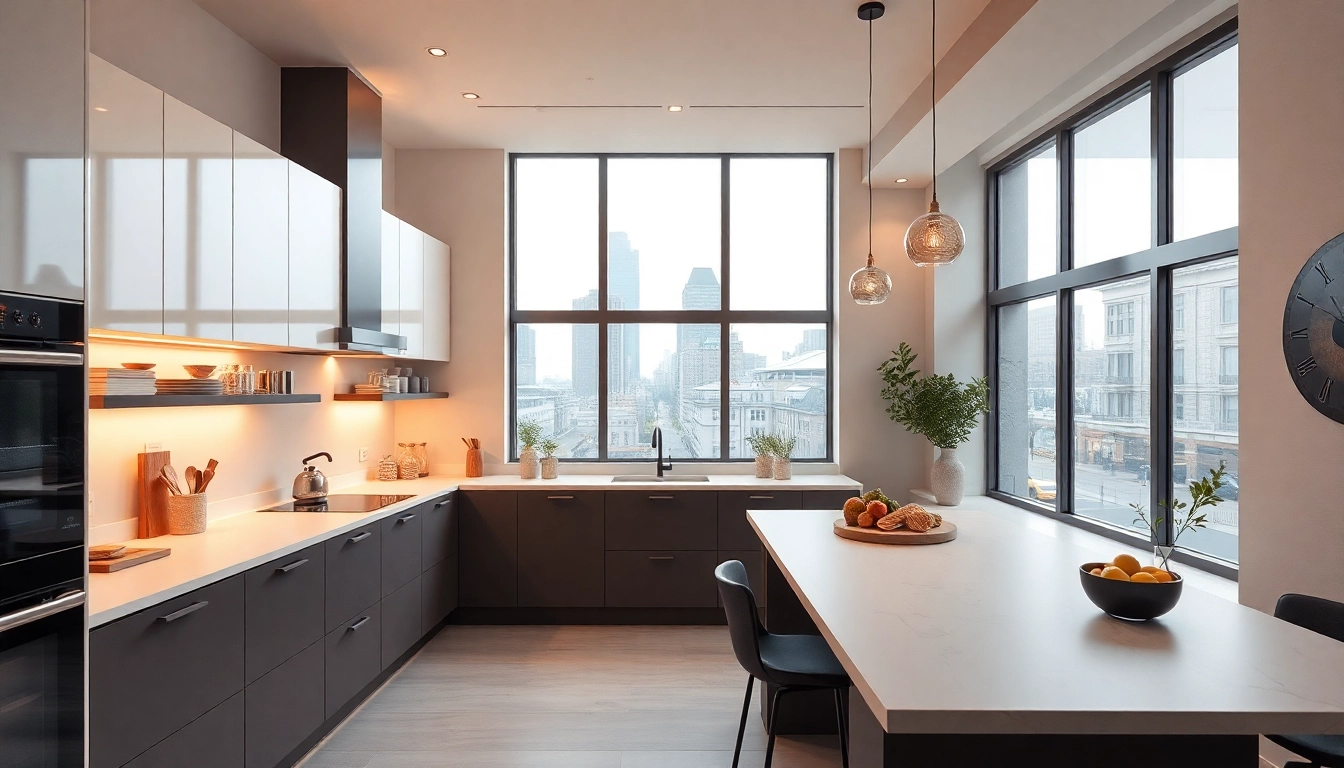 Küchenstudio in Frankfurt am Main zeigt modernes Küchendesign mit eleganter Ausstattung.