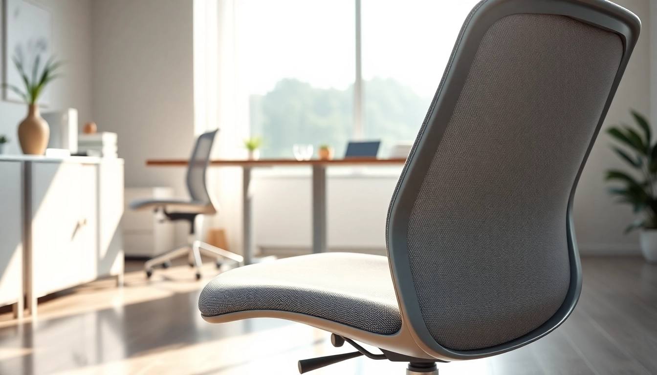 Herman Miller Aeron Stuhl in einem modernen Büro mit elegantem Design und ergonomischen Merkmalen.