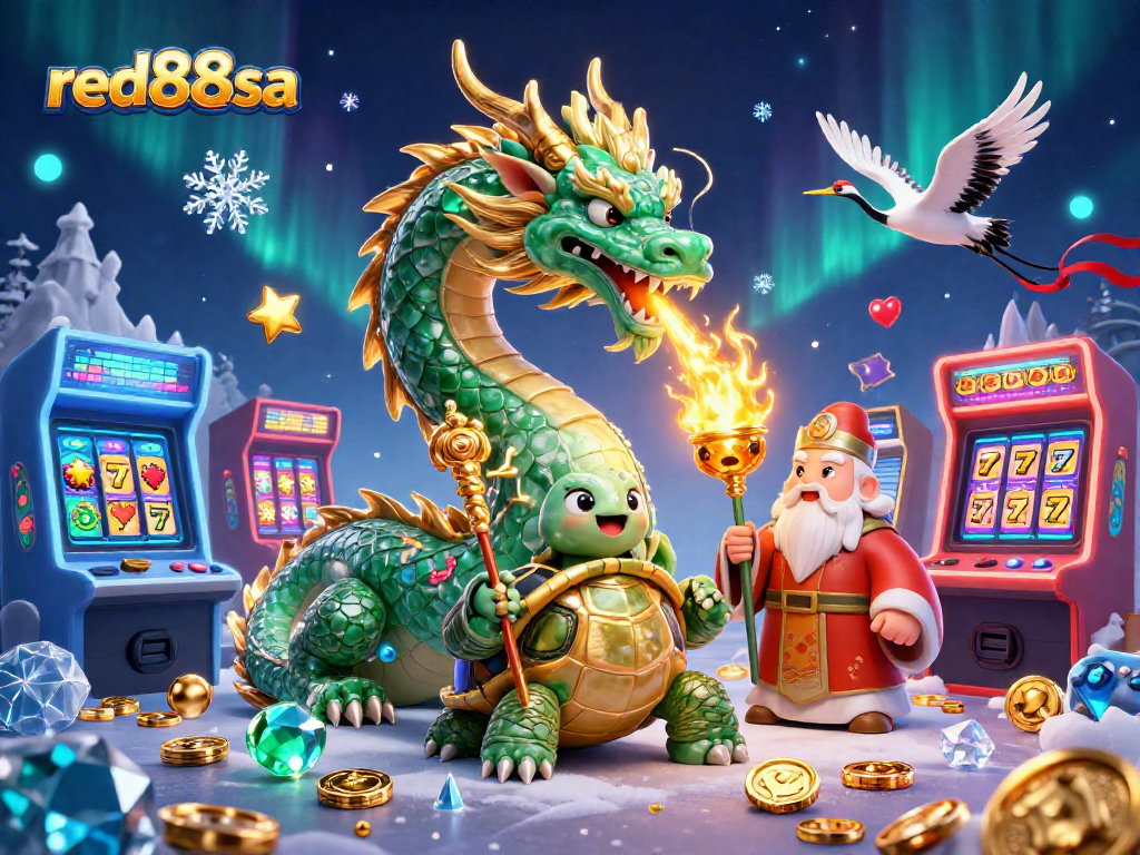 Experience thrilling gameplay with red88sa's vibrant 3D casino illustration featuring luck and adventure.
