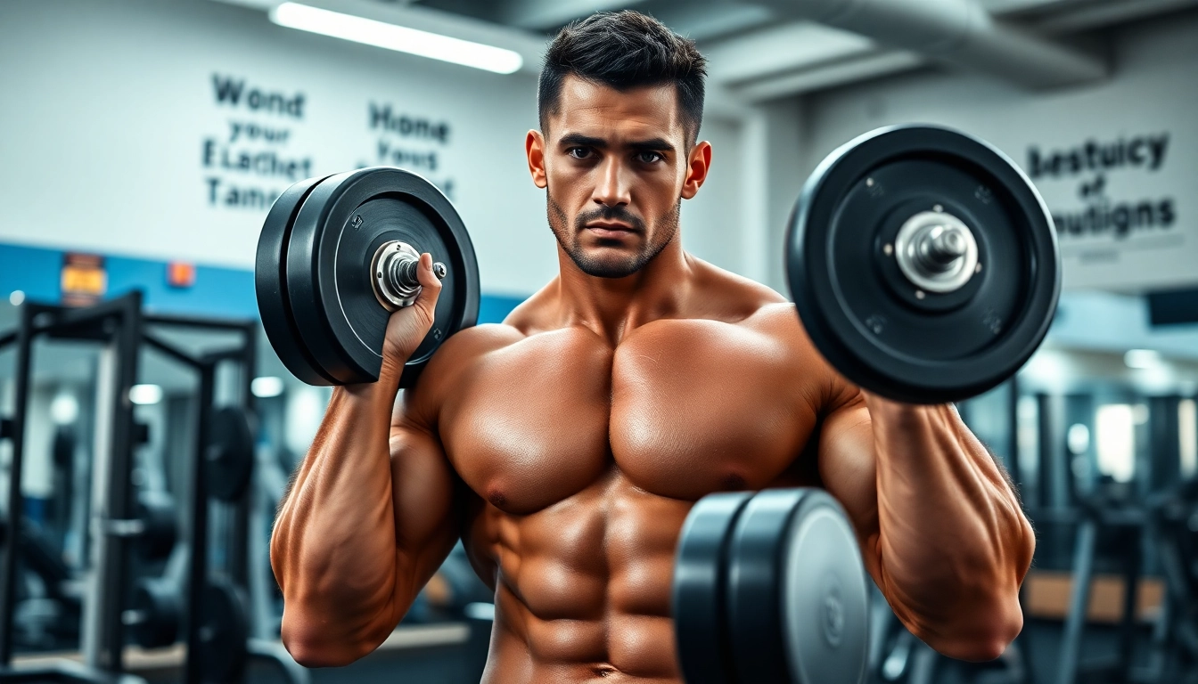 trenbolon kaufen für effektive Fitnesssteigerung, Athlet im Fitnessstudio