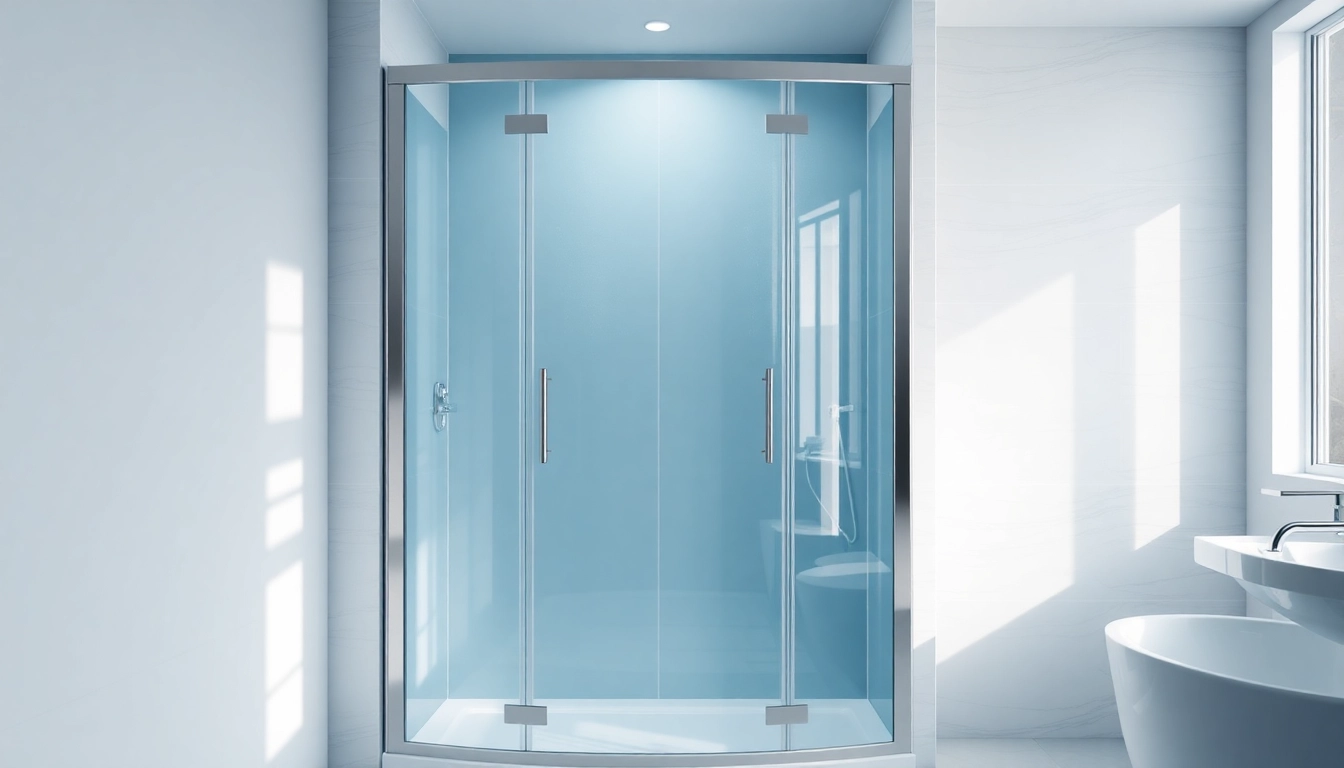 Duschkabine 90x90 in modernem Badezimmer mit elegantem Design und natürlichem Licht.