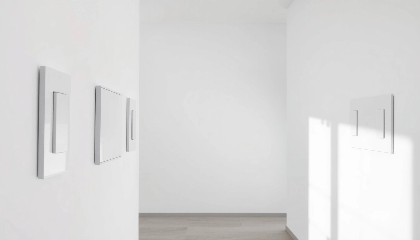 Merten Schalterprogramme in stylish interiors, showcasing designs and functionality.