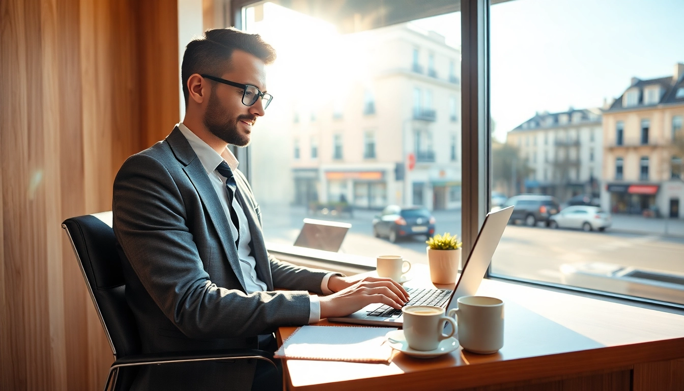 Headhunter Gastronomie im modernen Büro, fokussiert auf das Rekrutieren von Talenten.