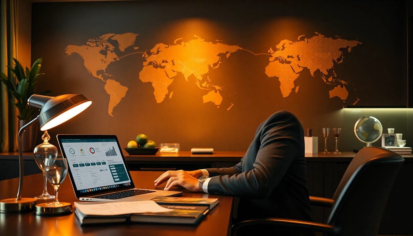 Professioneller Headhunter Gastronomie im eleganten Büro mit analytischen Daten.