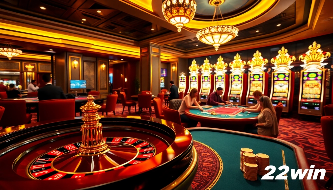Experience thrilling gameplay at 23win with exciting poker tables and vibrant slot machines.