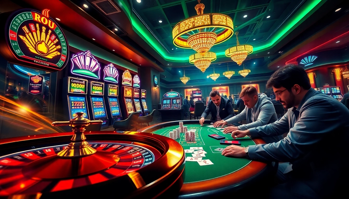 Naga99 players enjoying thrilling casino games at a vibrant online gaming platform.