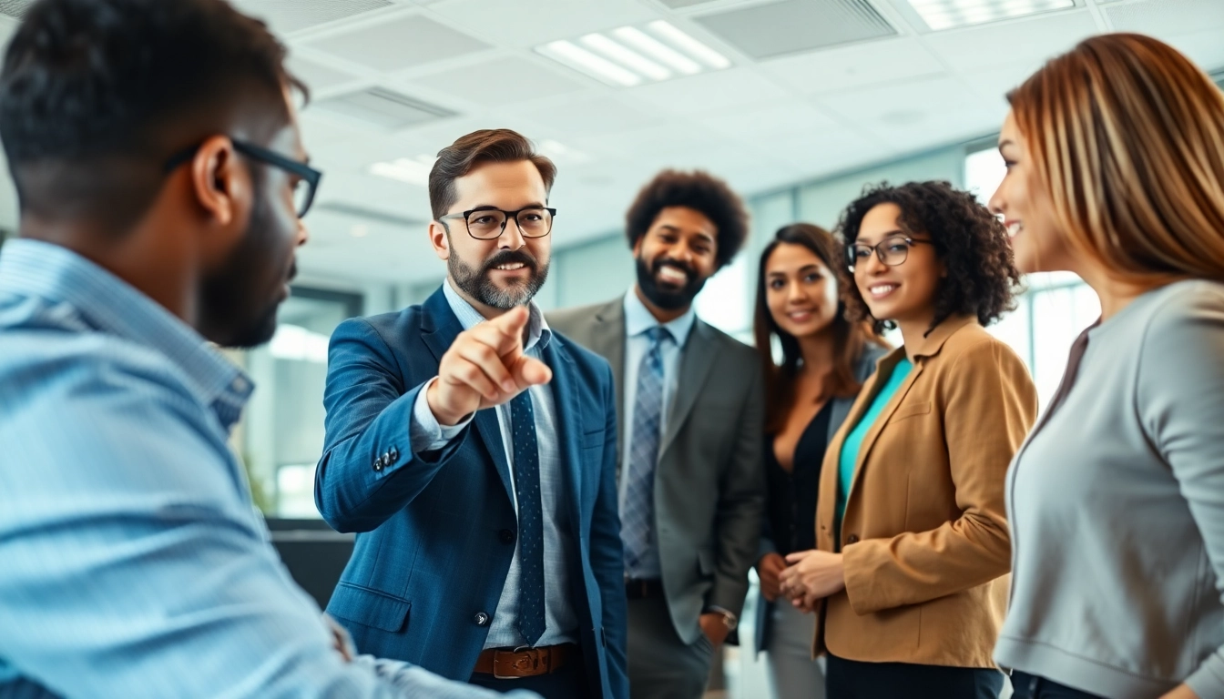 Headhunter IT in action during a team meeting to discuss candidate recruitment strategies.