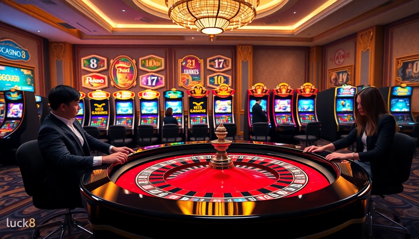 Experience the excitement of victory at luck8.com with vibrant slots and roulette action.