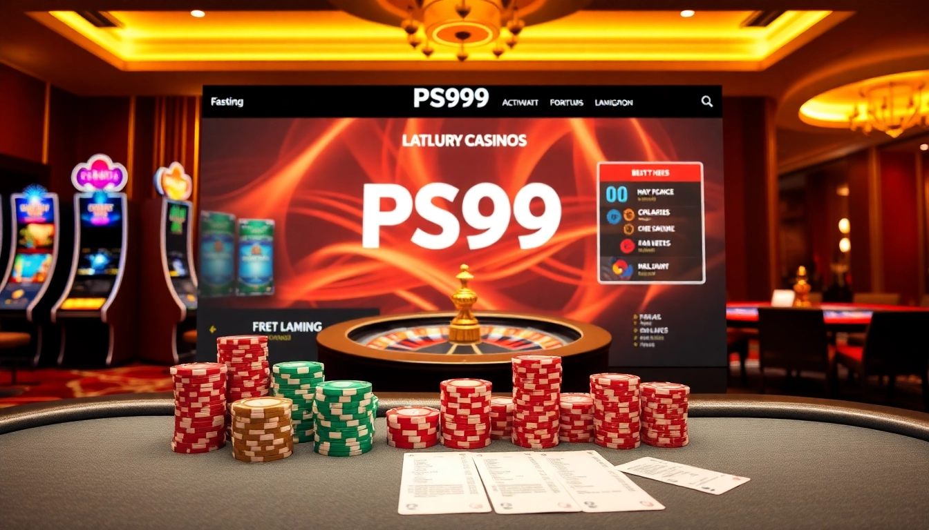Experience thrilling casino action with PS99's vibrant gaming atmosphere and modern interface.