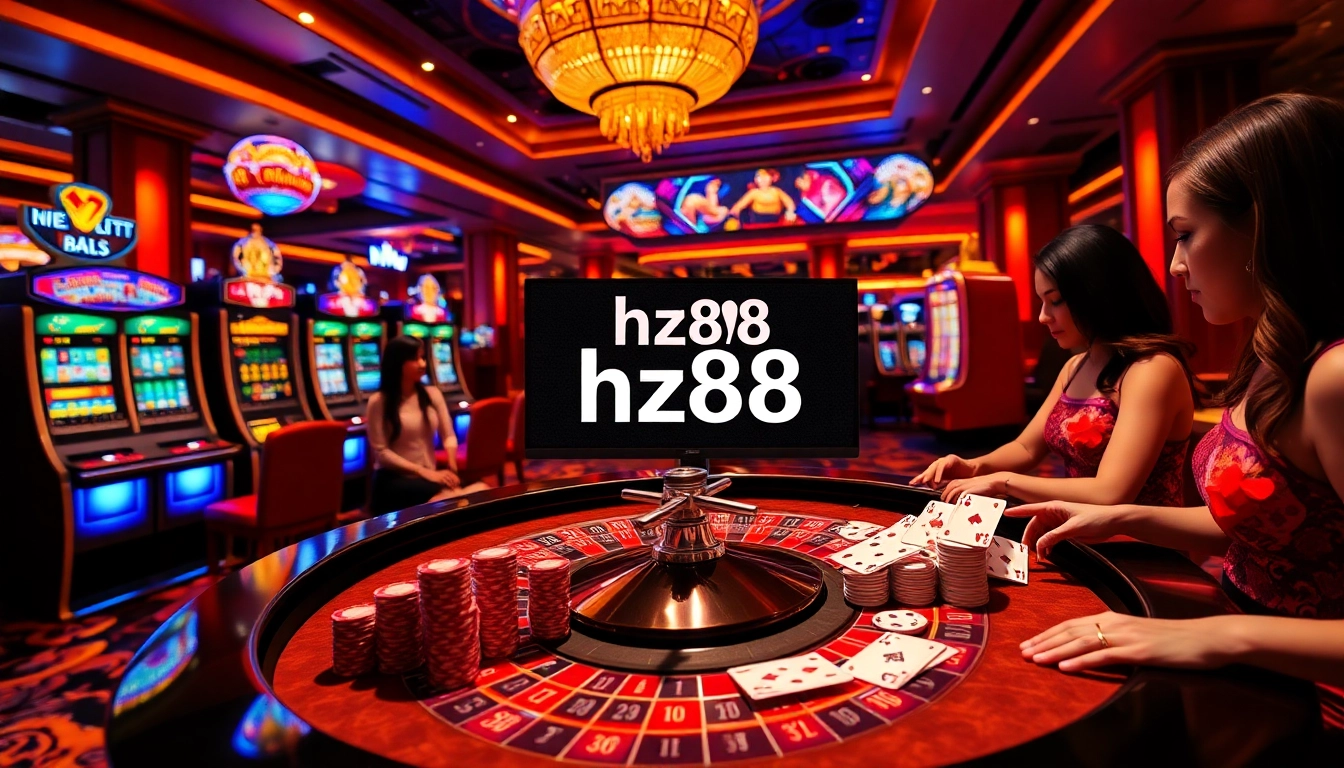 Play exciting card games at the luxurious hz88 casino experience with vibrant action.
