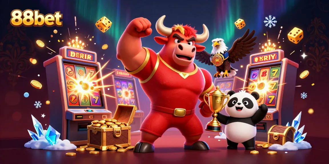 Experience the thrill of winning at 88bet with lively characters and dynamic casino gaming elements.